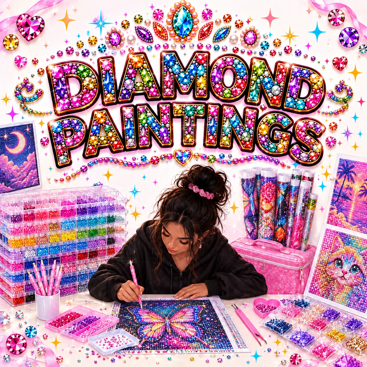 Diamond Painting رسم بالفصوص