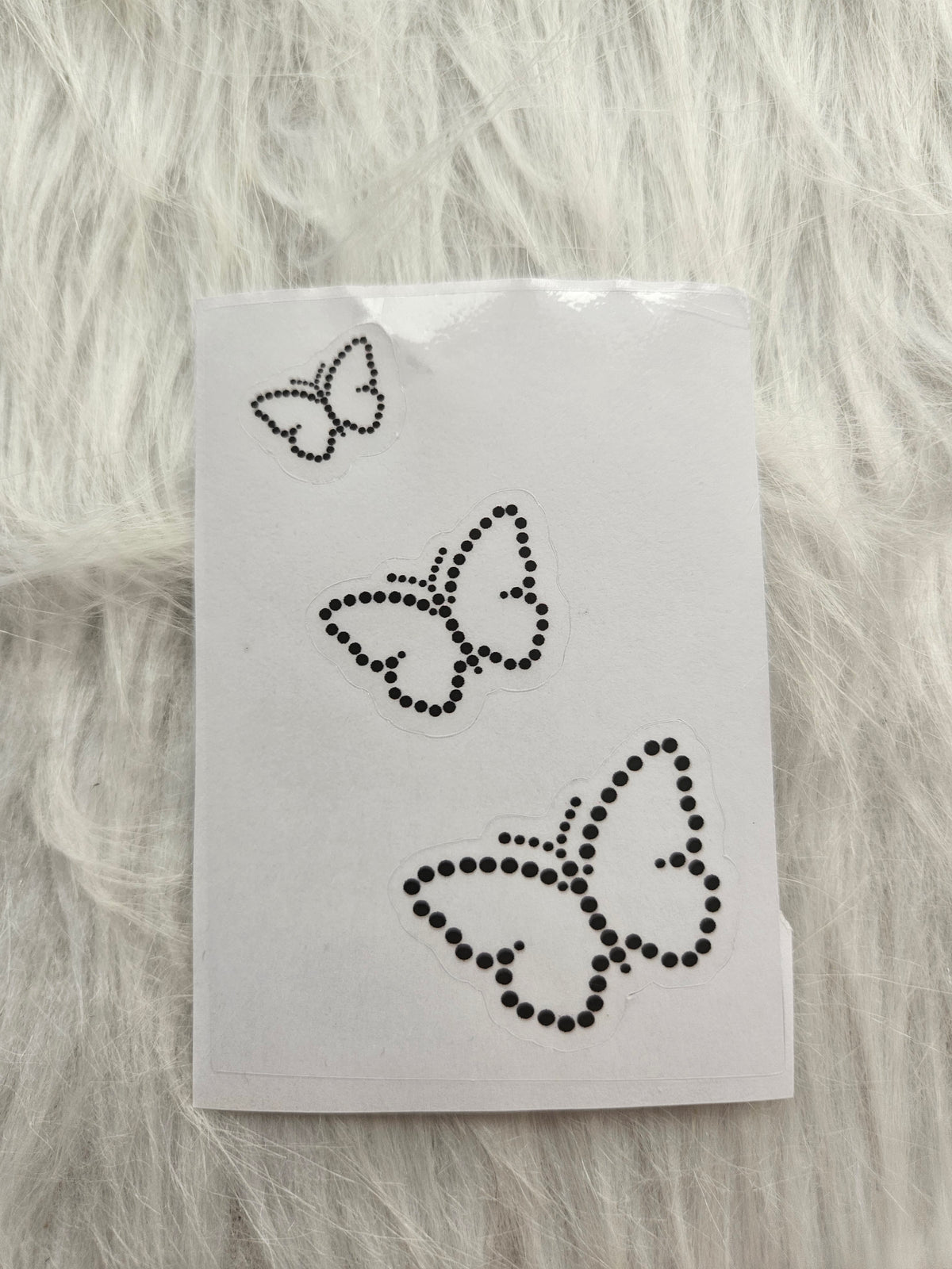 Transparent mobile stickers