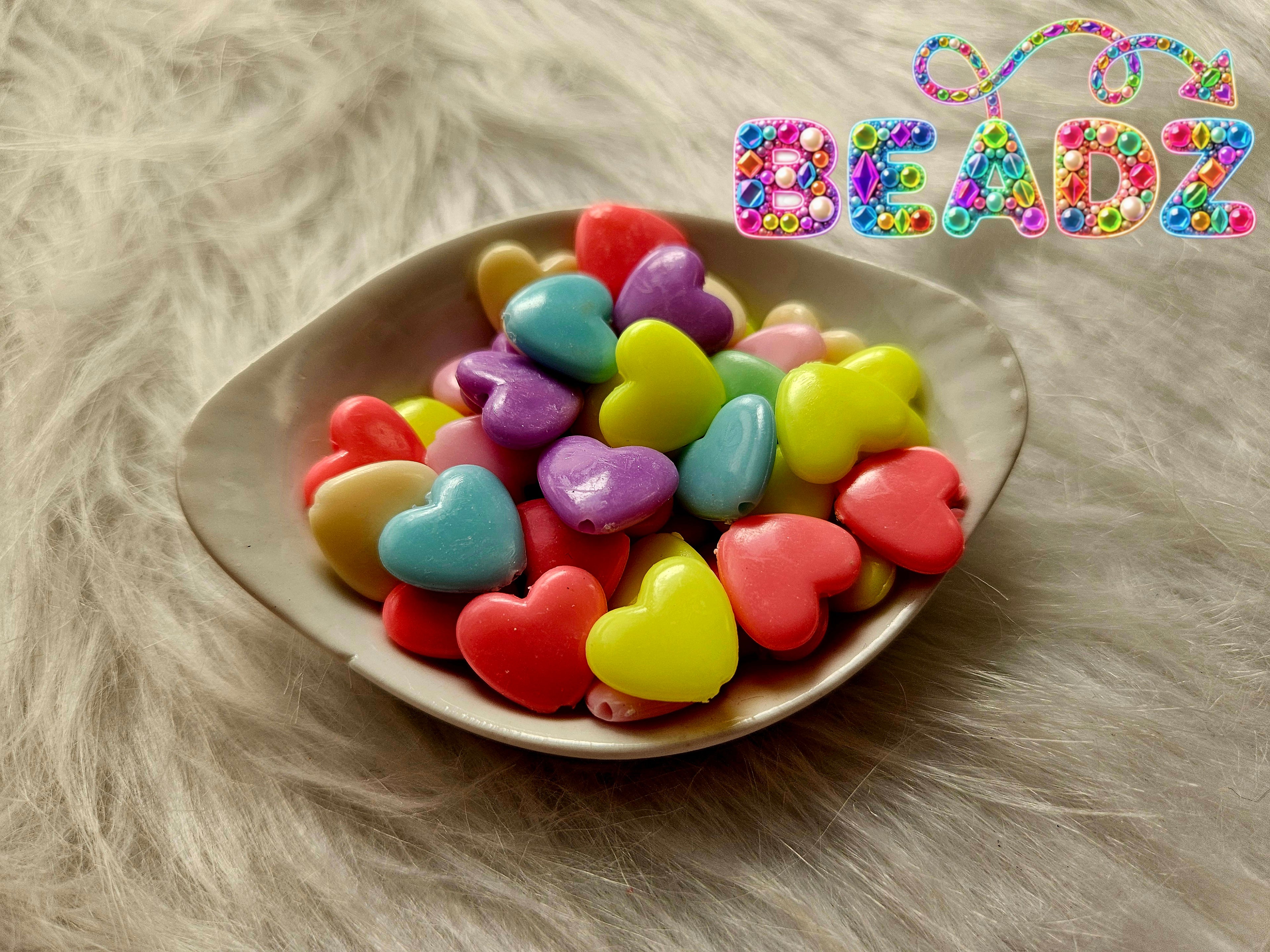 Colorful shaped beads