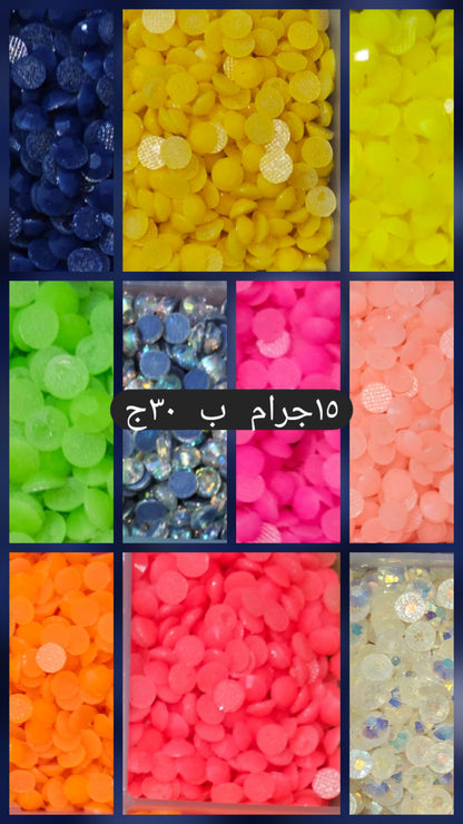Resin beadzazzling stones