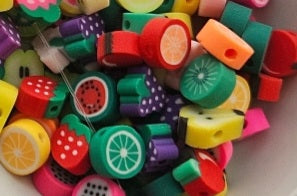 Rubber beads