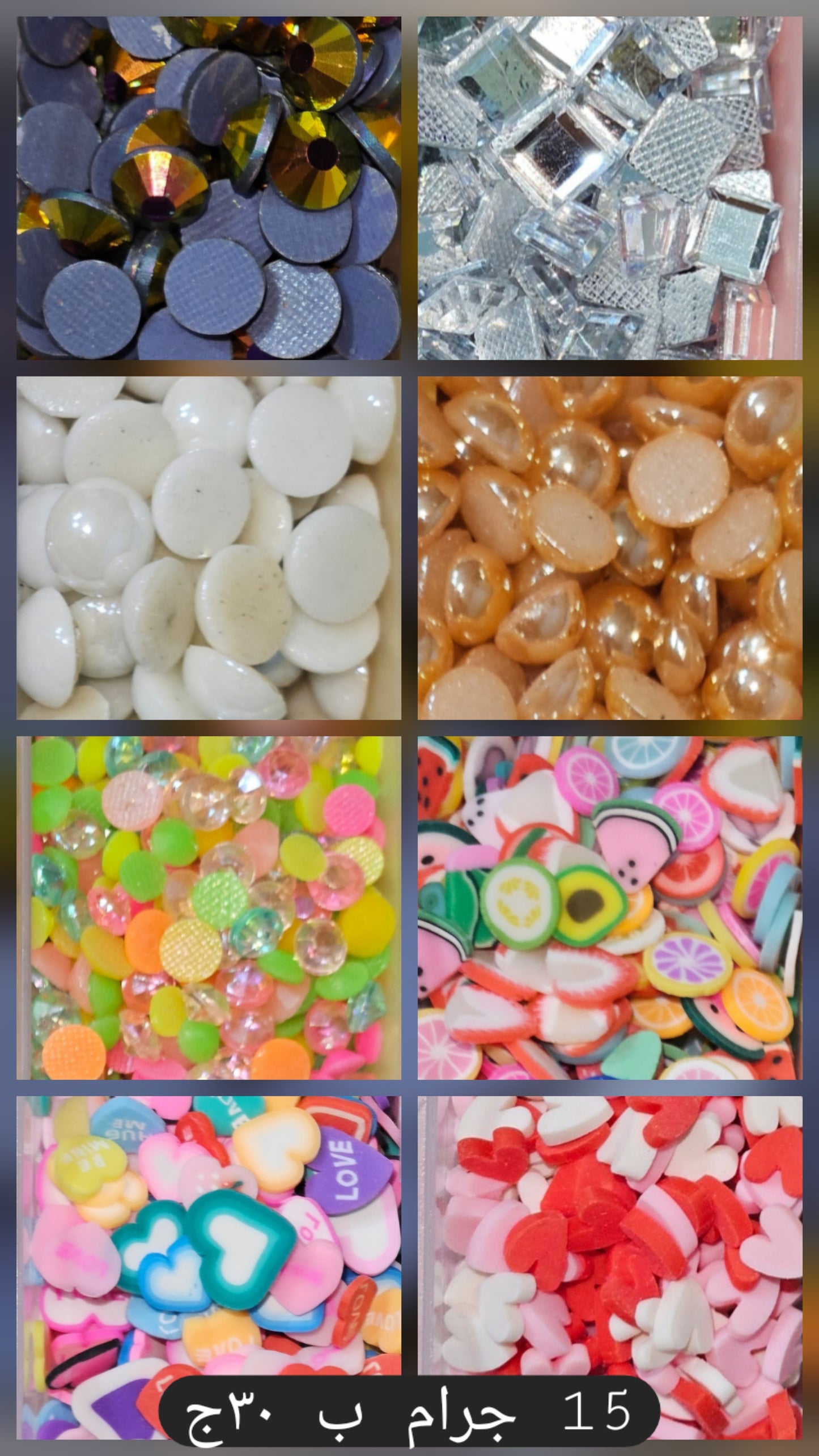 Resin beadzazzling stones