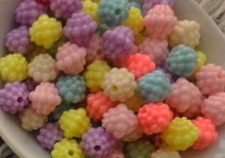 Colorful shaped beads