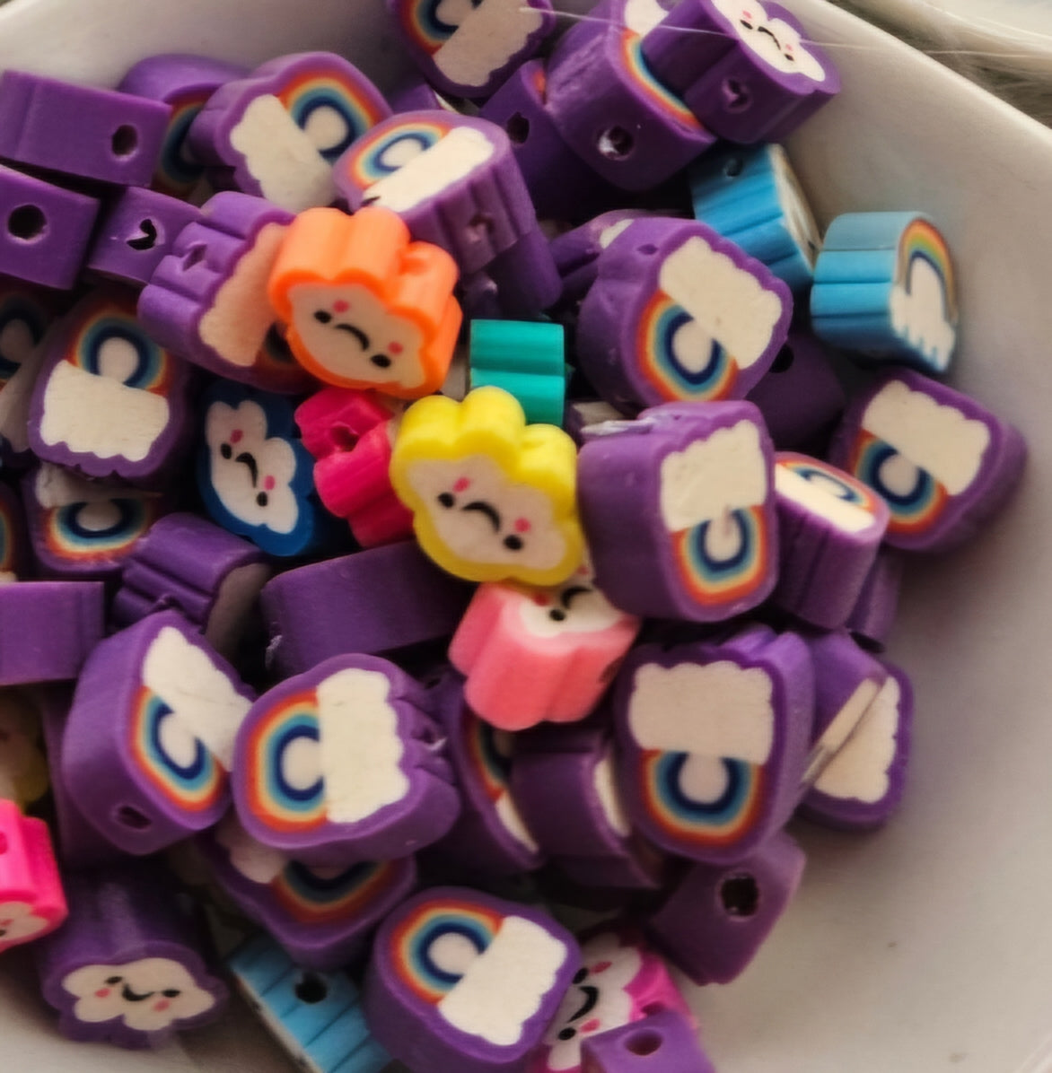 Rubber beads