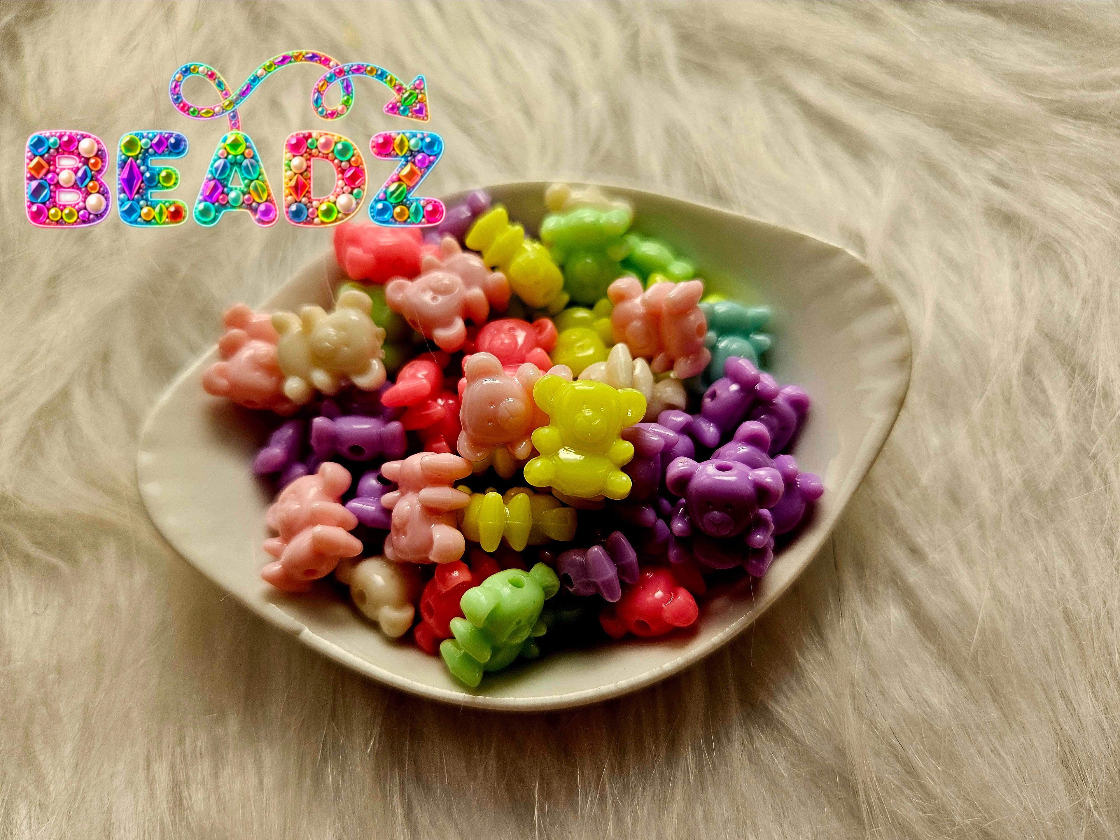 Colorful shaped beads