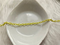 Colored metal necklaces