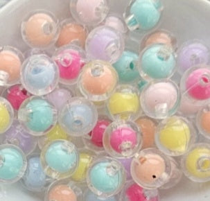 Injected colored beadz