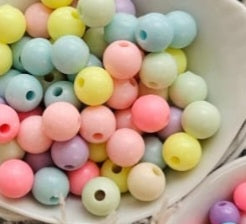 Colorful shaped beads