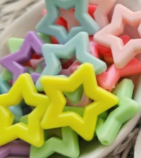 Colorful shaped beads