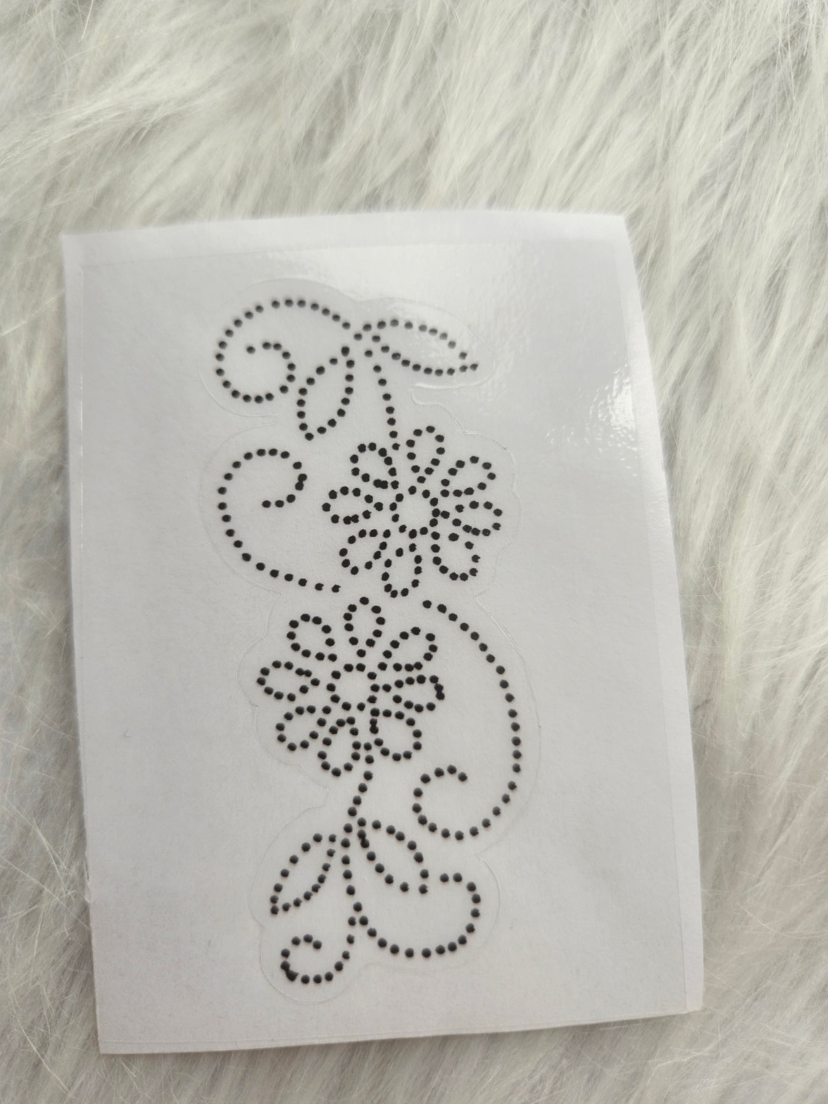 Transparent mobile stickers